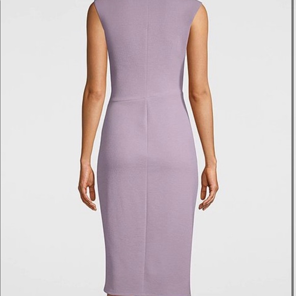 NWOT White House Black Market Purple Wrap Dress 4 - Picture 3 of 11